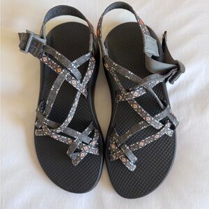 Chaco ZX2 Classic Sandals in Black and Gray